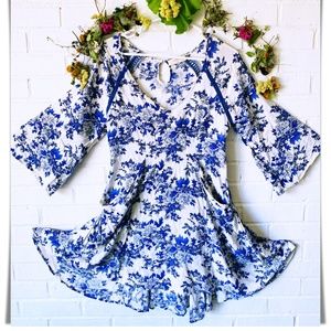 Altar'd State Floral Skater Dress